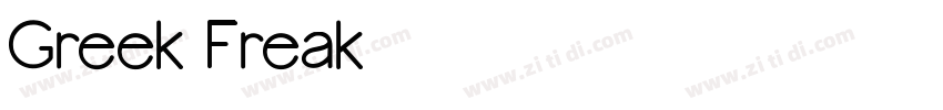 Greek Freak字体转换